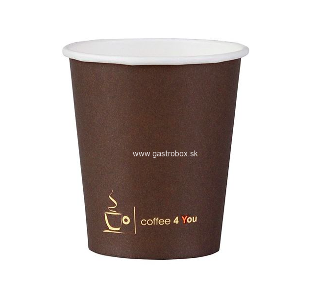 Pohár papierový Coffee4You 180 ml, Ø 70 mm, 100ks