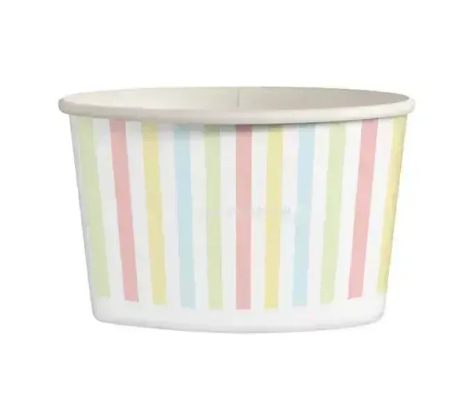 Kelímok na zmrzlinu Pastel 130 ml, 25ks