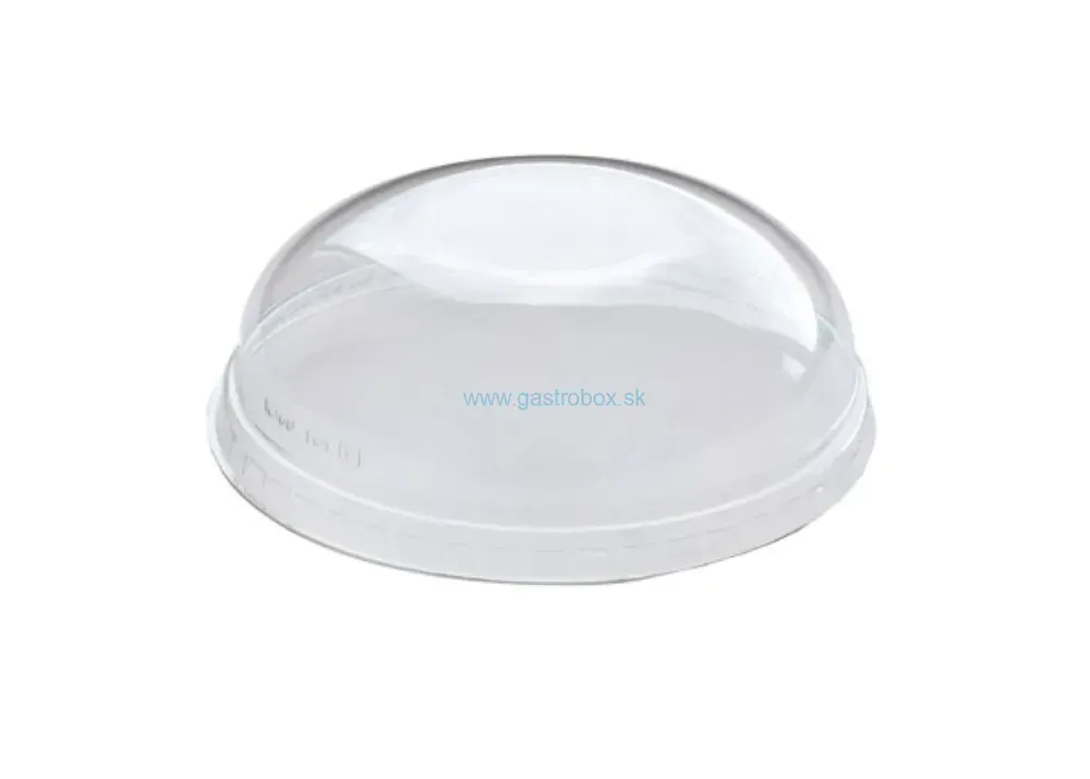 Viečko vypuklé (PET) na zmrzlinový kelímok 245ml, 50ks