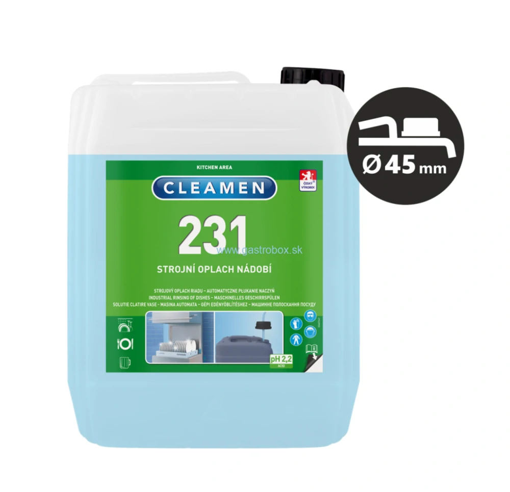 CLEAMEN 231 strojový oplach 5kg, 1ks