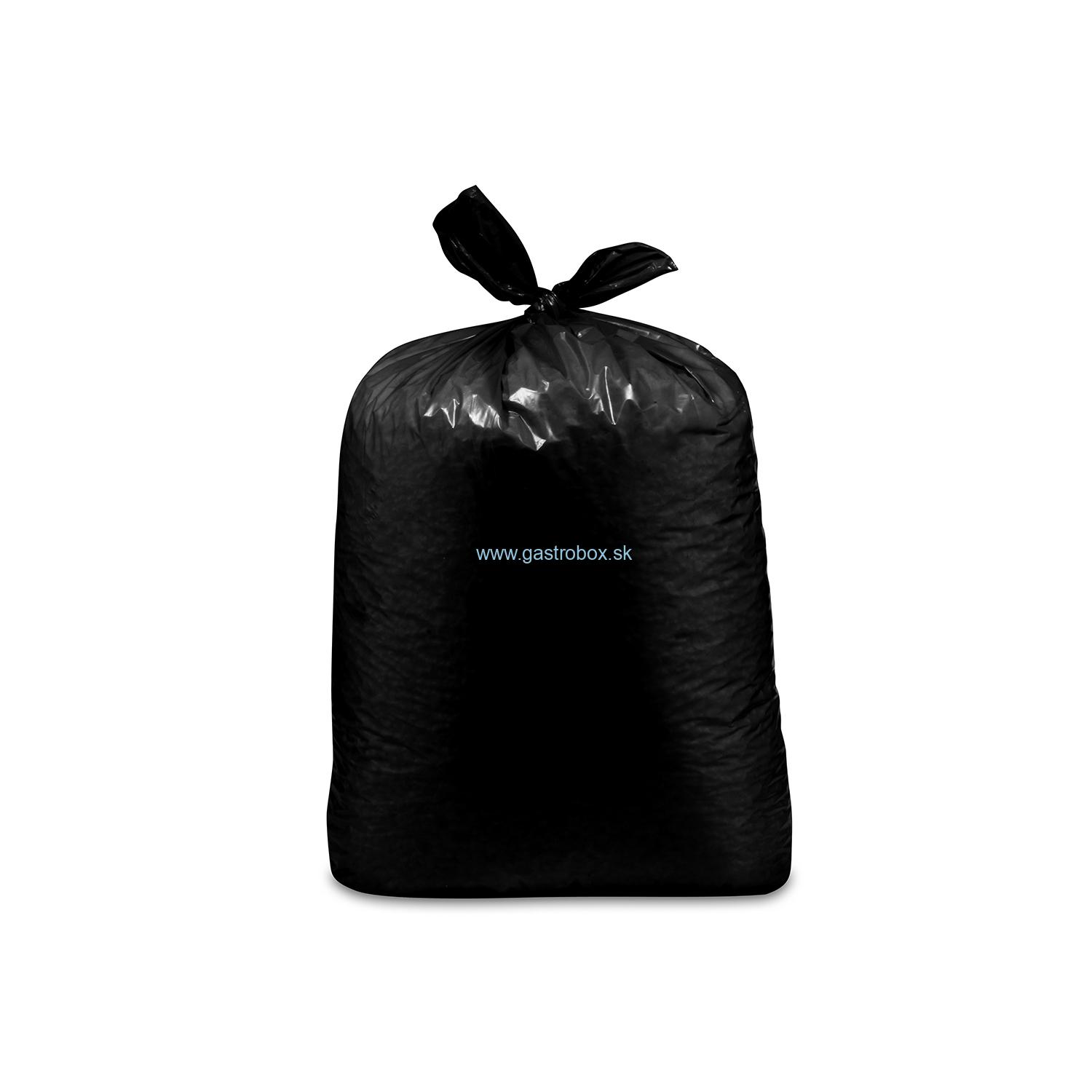 Vrecia na odpad 120L (LDPE) čierne 70x110 cm, 25ks