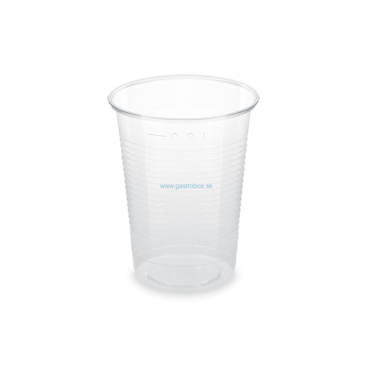 BIO pohár 200ml (PLA), 100ks