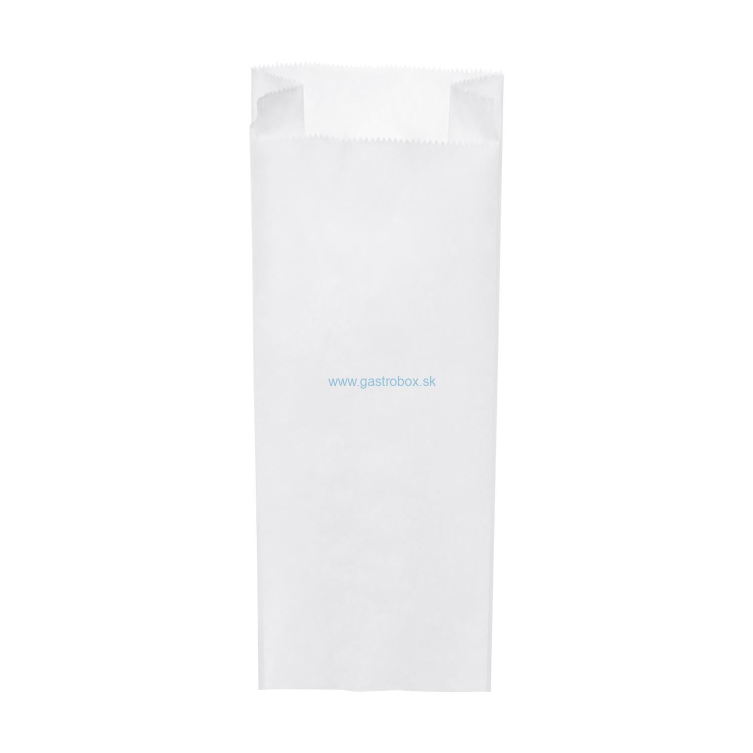 Sáčok desiatový 15+7x42cm biely (3kg), 1000ks