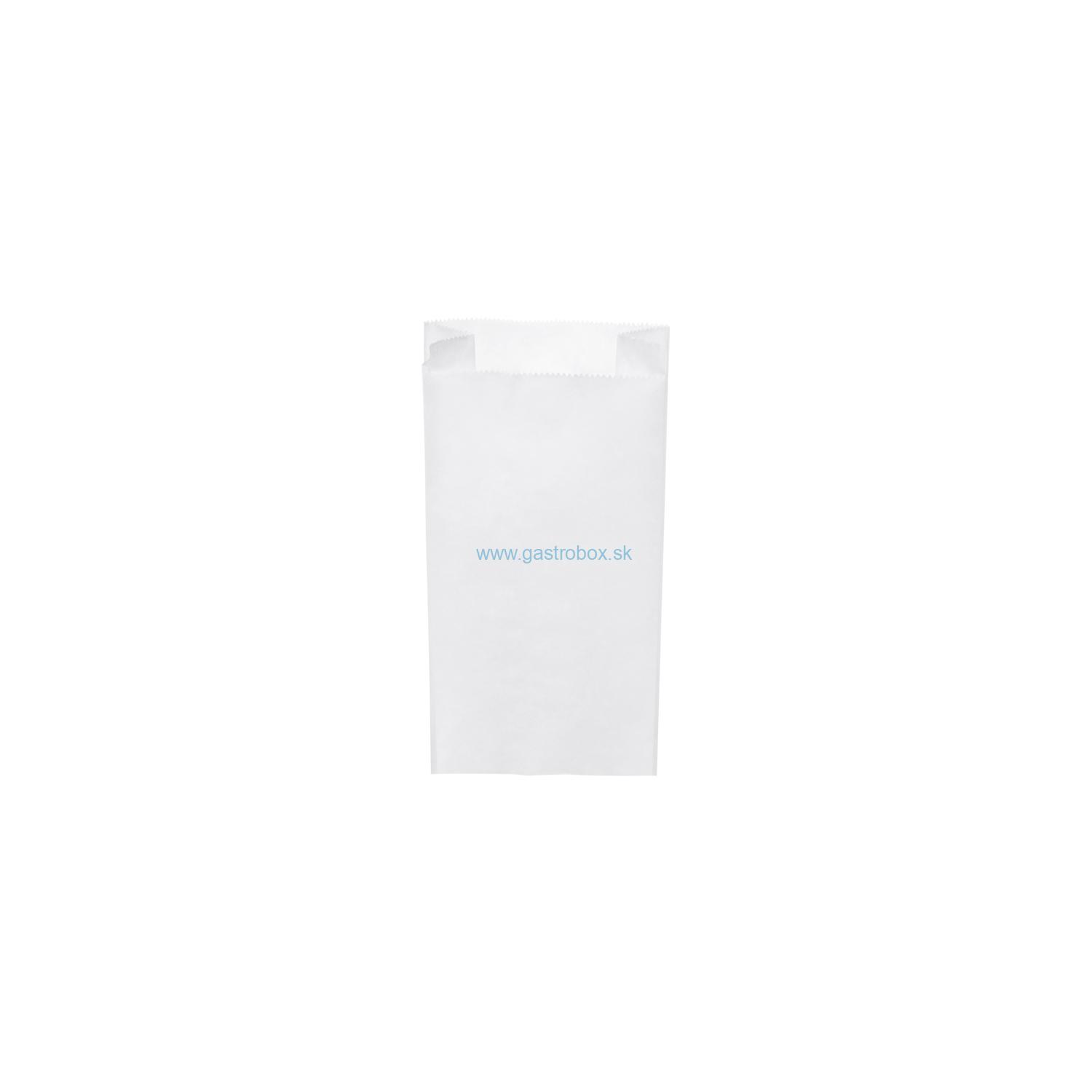 Sáčok desiatový 10+5x22cm biely (0,5kg), 1000ks