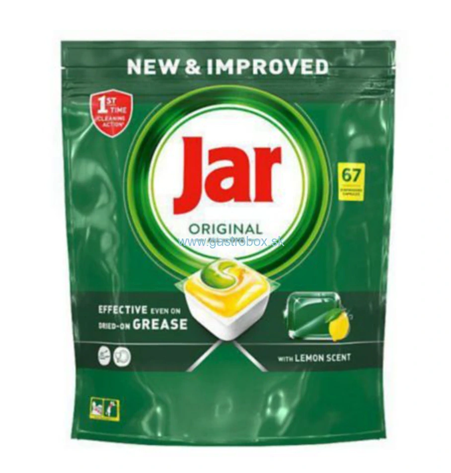 Jar All in 1 tablety do umývačky lemon 67ks, 1 balenie