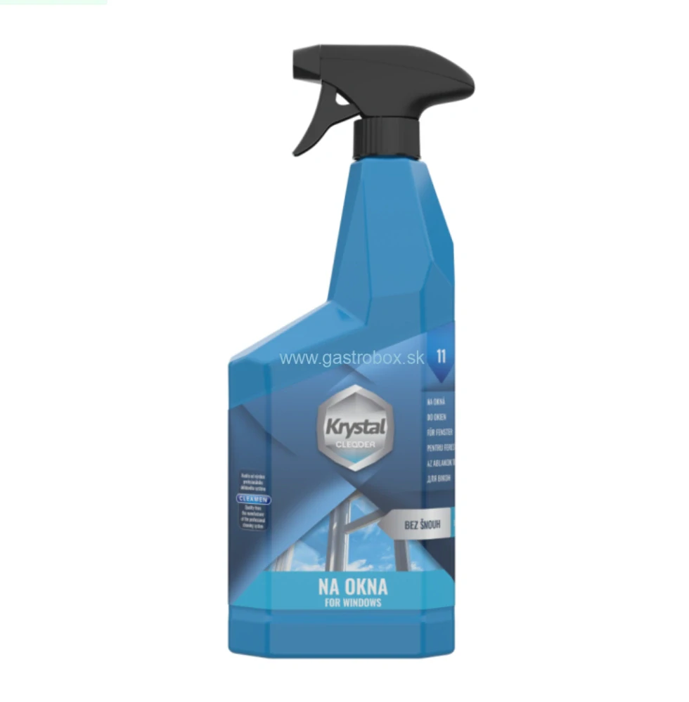 KRYSTAL na okná s rozprašovačom 750ml, 1ks
