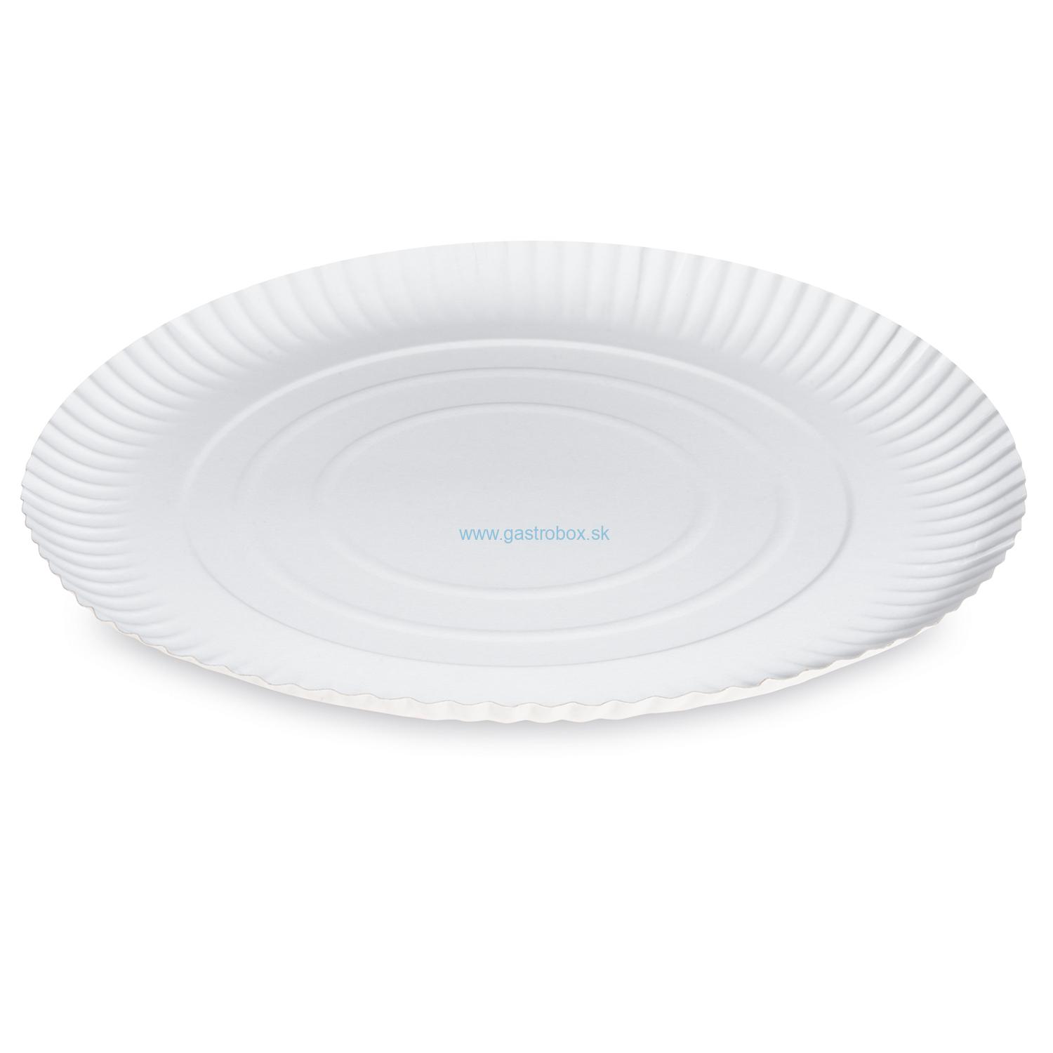 Papierové taniere hlboké Ø 34 cm, 50ks
