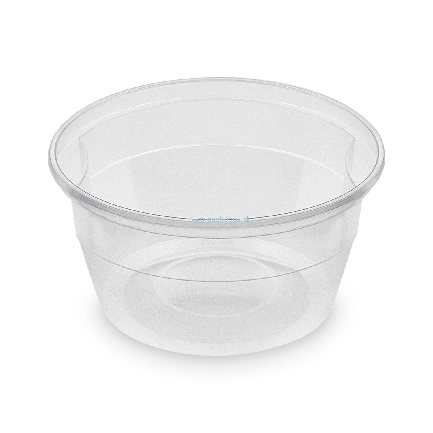 Polievková miska Ø127mm priehľadná 500 ml, 50ks