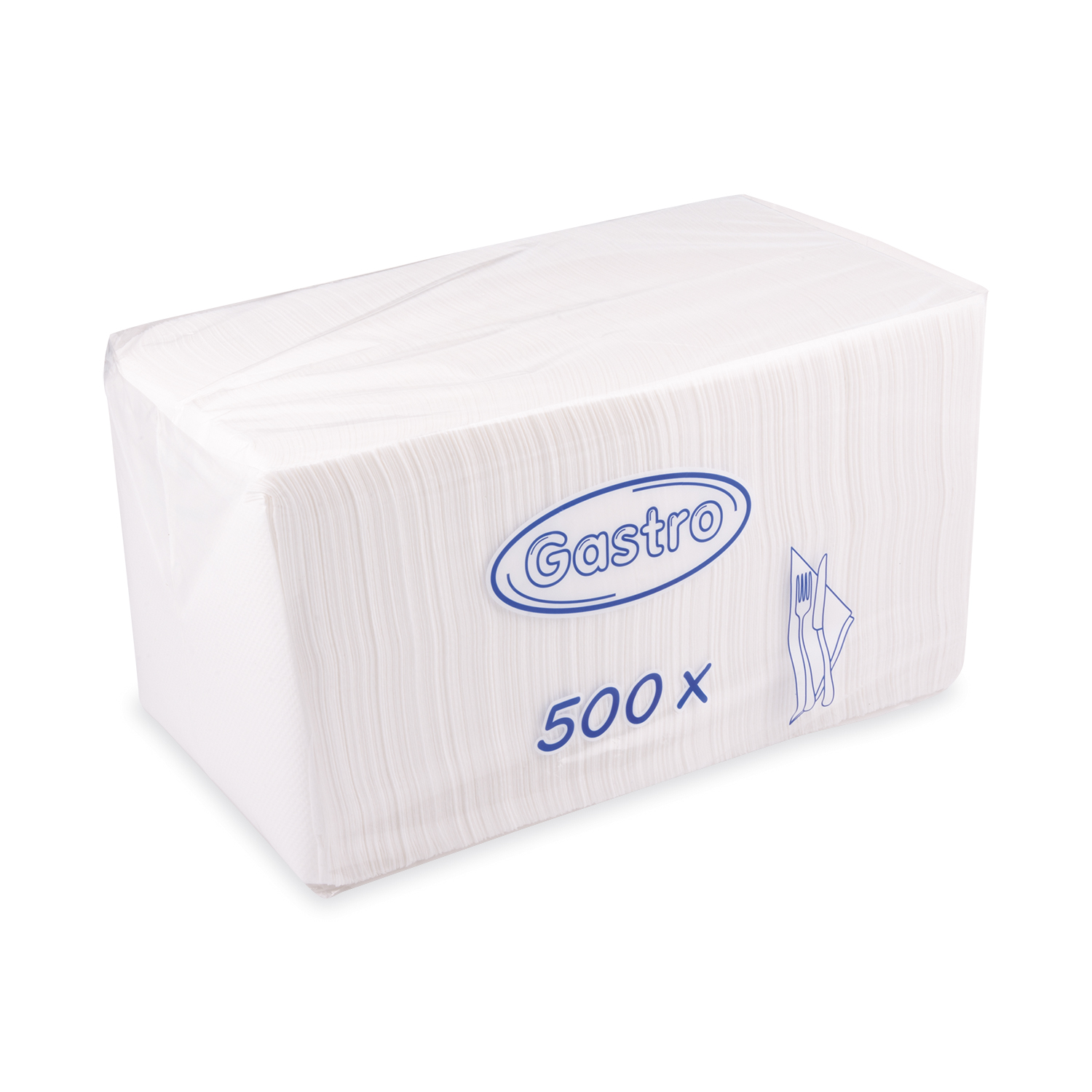 Biele servítky 1-vrstvé 33x33cm GASTRO, 500ks