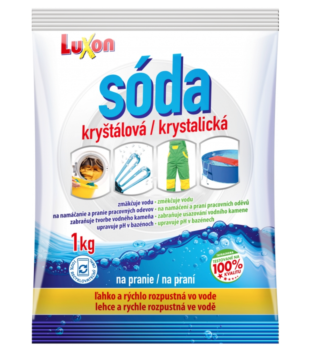 Luxon kryštálová sóda 1000g, 1ks
