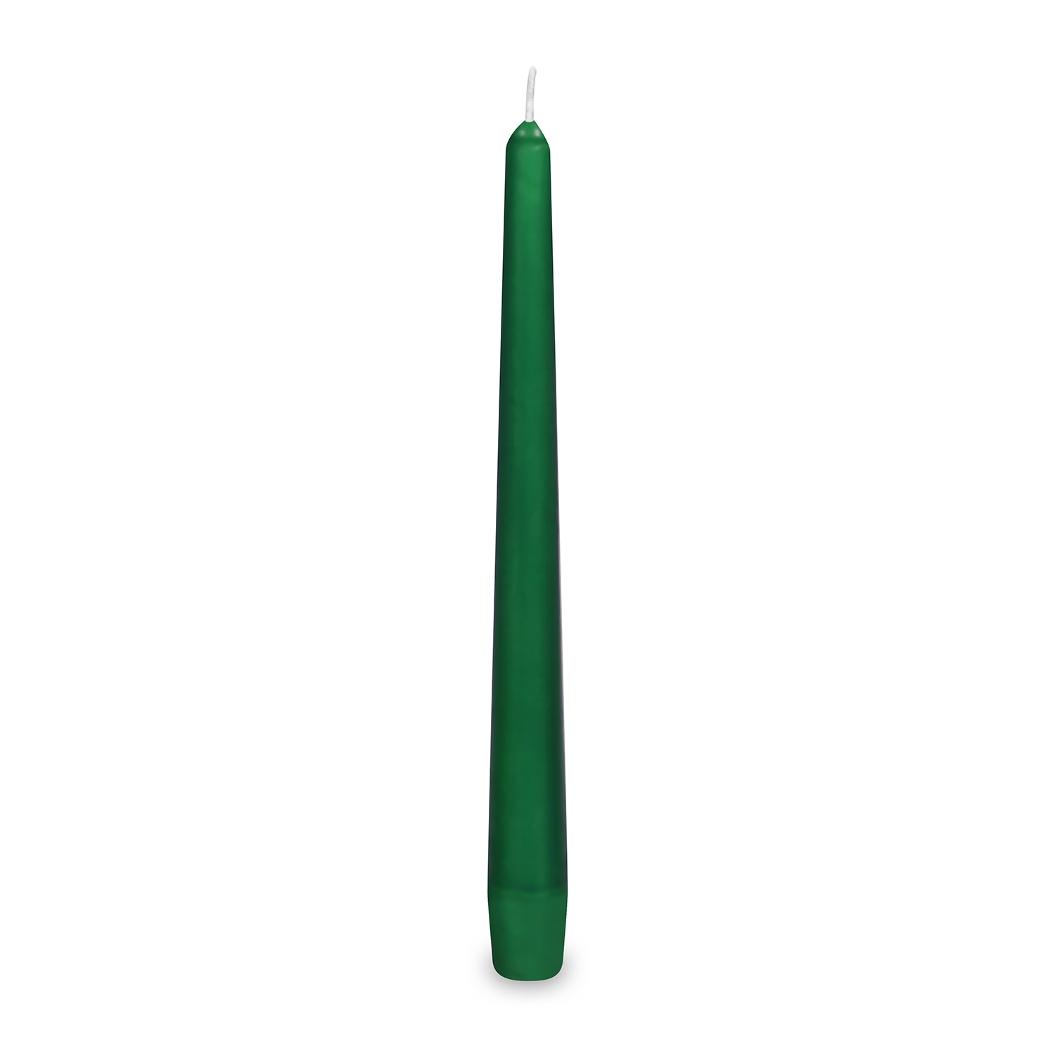 Sviečky kónické Ø 23,5 x 245 mm tmavozelené, 10ks