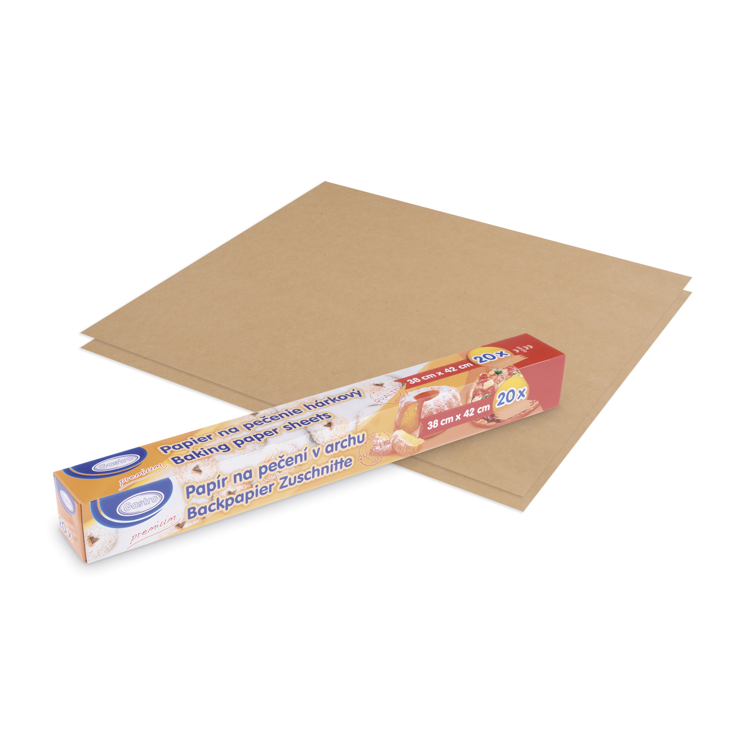 Papier na pečenie hárky 38cmx42cm, 1ks