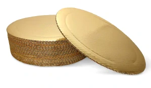 Podložka pod tortu zlatá Ø 20 cm, 20ks