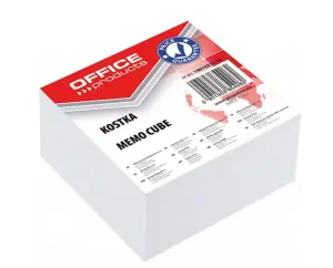 Blok kocka lepená 85x85x40 mm biela 400 listov, 1ks