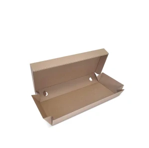 Krabica na pizzu CALZONE/pizza štangle hnedá 35 x 16 x 6 cm, 100ks