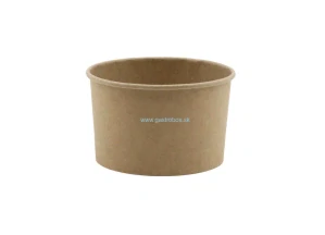 Kelímok na zmrzlinu 245 ml kraft, 25ks