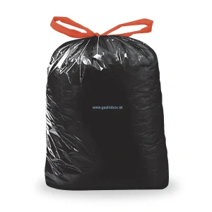 Vrecia na odpad 120L zaťahovacie (LDPE) čierne 70x110 cm, 25ks