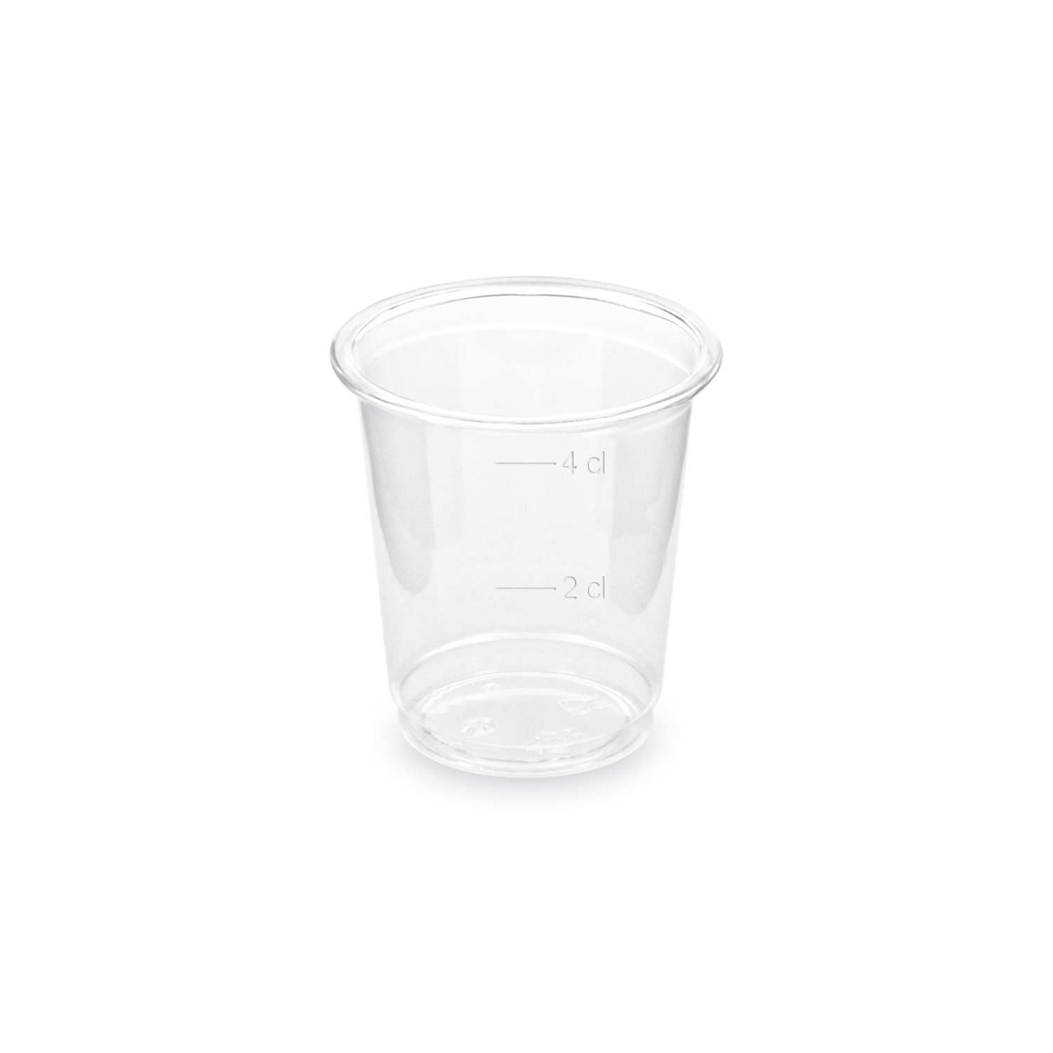 Pohárik (PET) 2cl/4cl štamprlík, 40ks