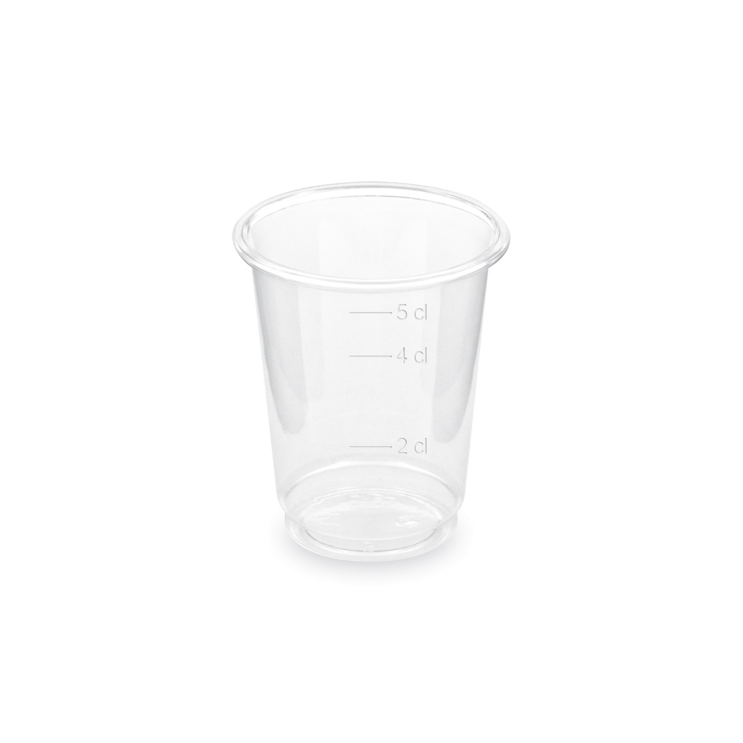Pohárik (PET) 2cl/4cl/5cl štamprlík, 40ks