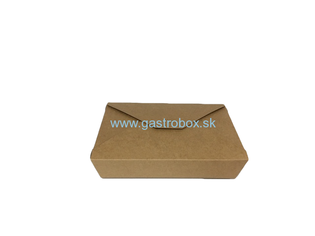 Bio box kraft 1100ml nepremastiteľný, 50ks