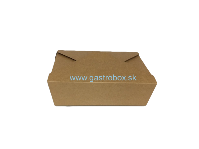 Bio box kraft 1500ml nepremastiteľný, 20ks