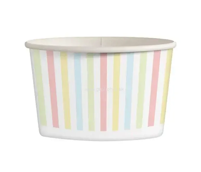 Kelímok na zmrzlinu Pastel 245 ml, 25ks