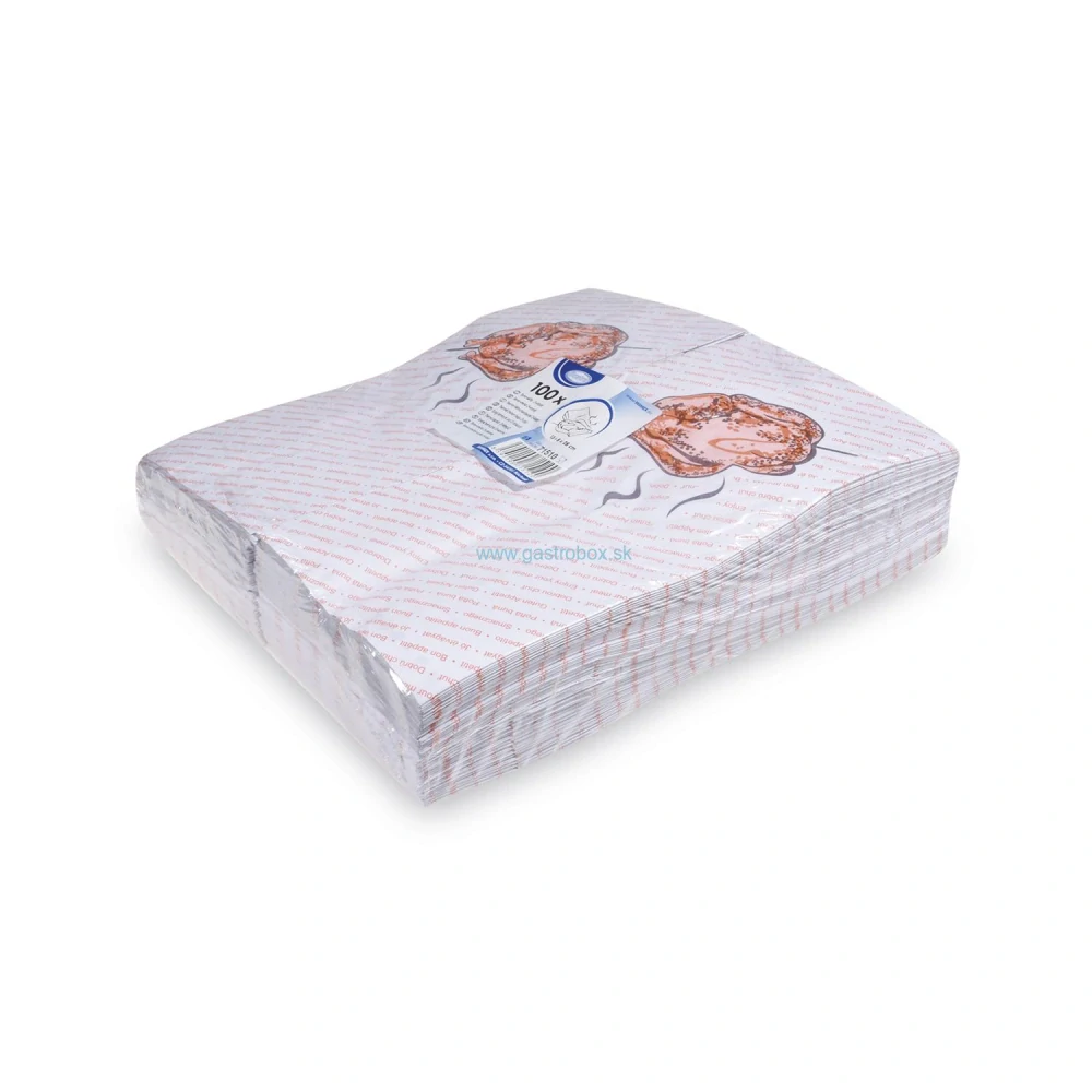 Sáčok na kura termo 13+8x28 cm, nepremastiteľný, 100ks