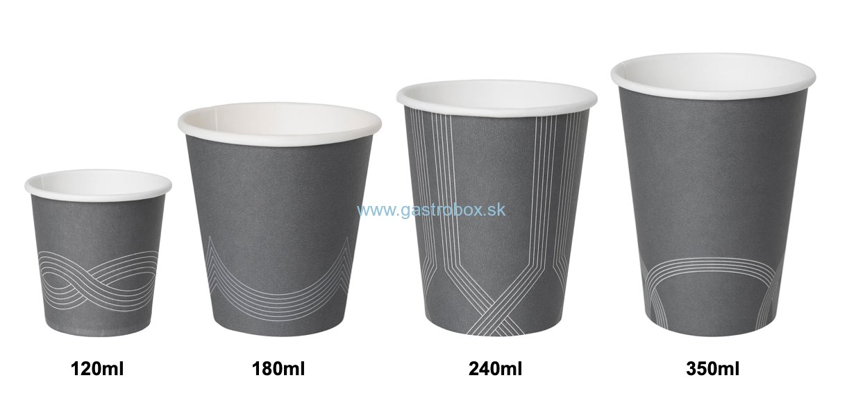 Pohár papierový Circuit 240 ml, Ø 80 mm, 40ks