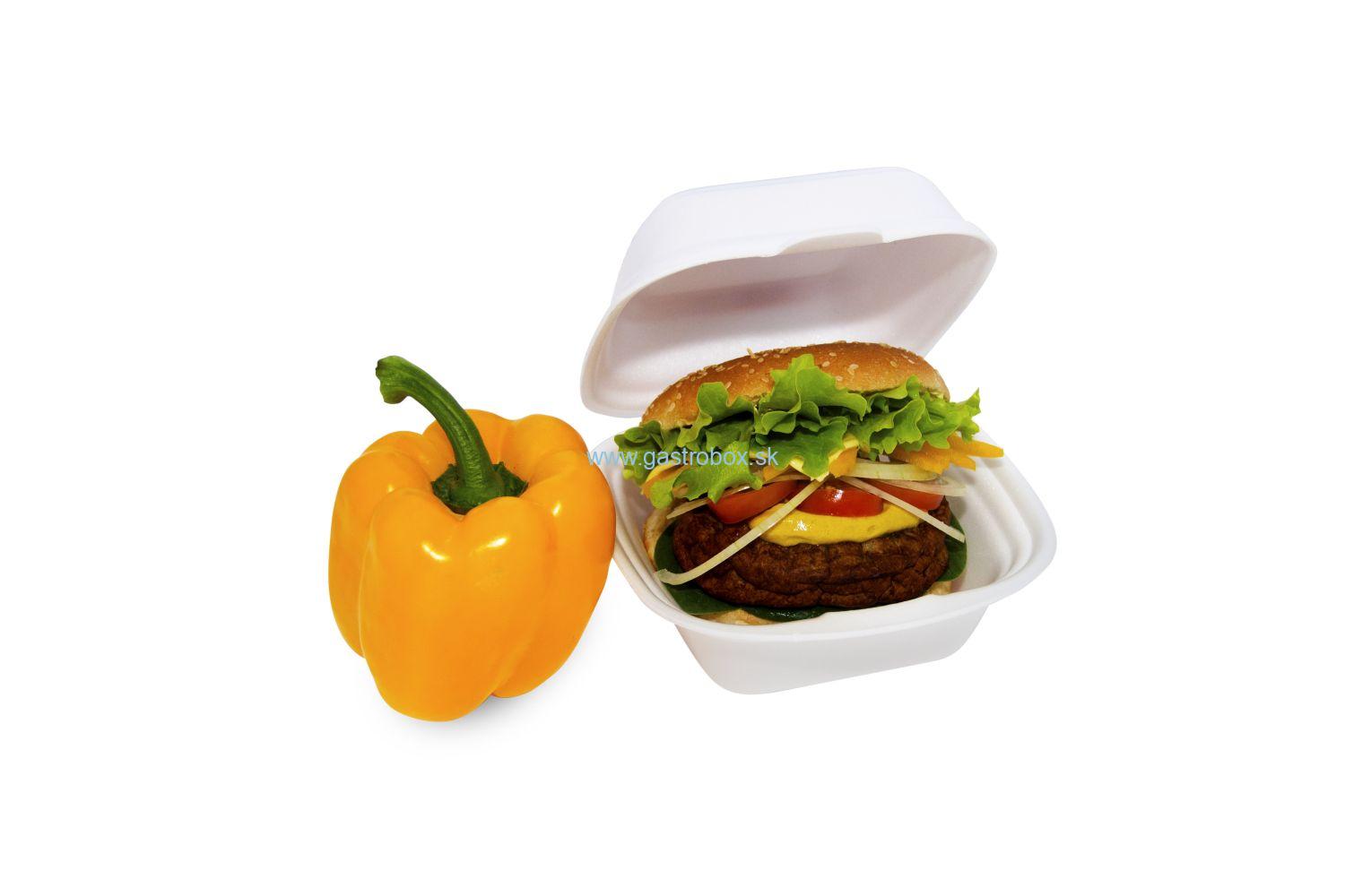 Burger box (XPS) biely 145 x 133 x 75 mm, 125ks