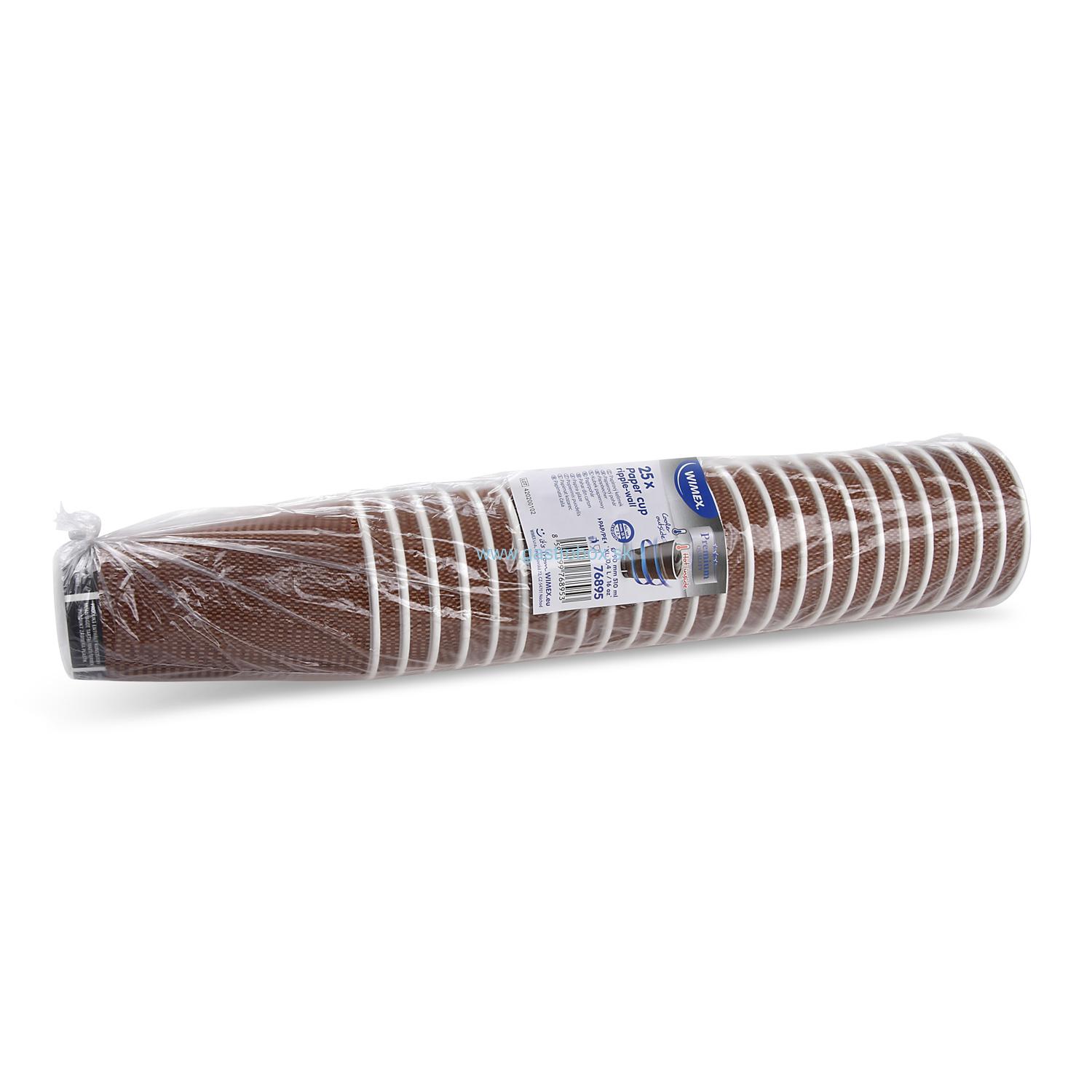 Pohár papierový Premium 510ml, Ø 90 mm, 25ks