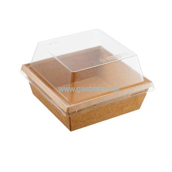 Bio misky ONE CLICK 950ml kraft hnedé, nepremastiteľné, 50ks