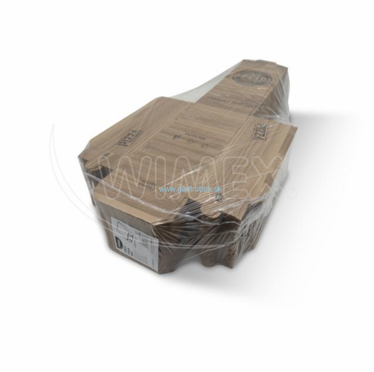 Krabica na pizzu CALZONE/pizza štangle 30x16x10cm hnedá, 100ks