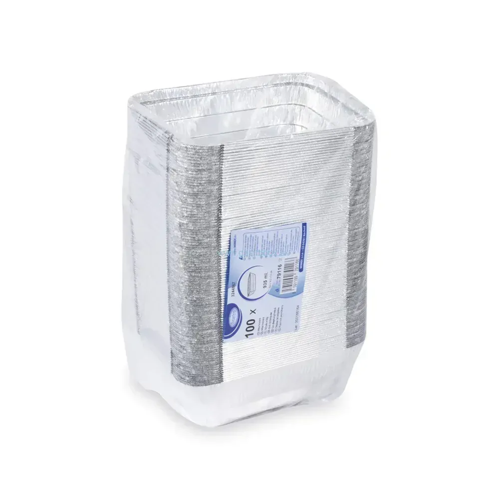 Miska hranatá 940ml ALU, 100ks
