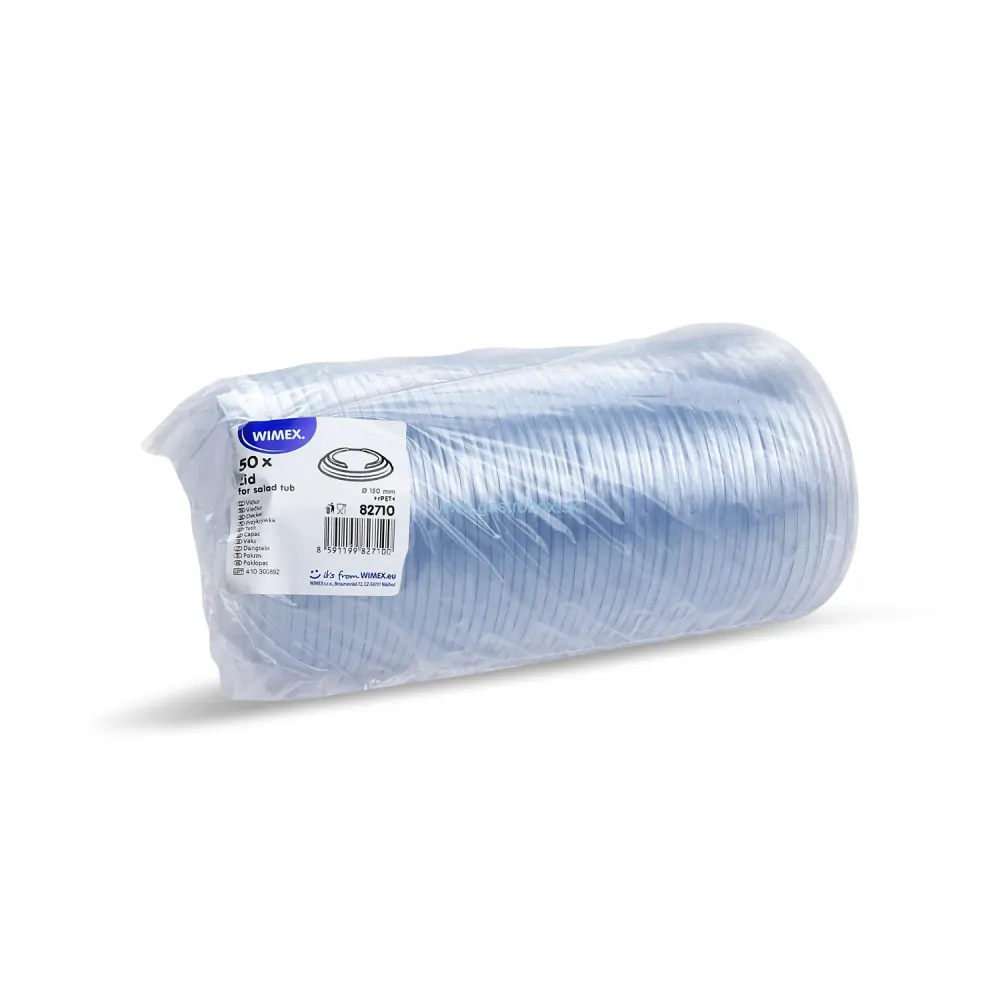 Viečko rPET na pap.misku 750-1000ml (Ø150mm), 50ks
