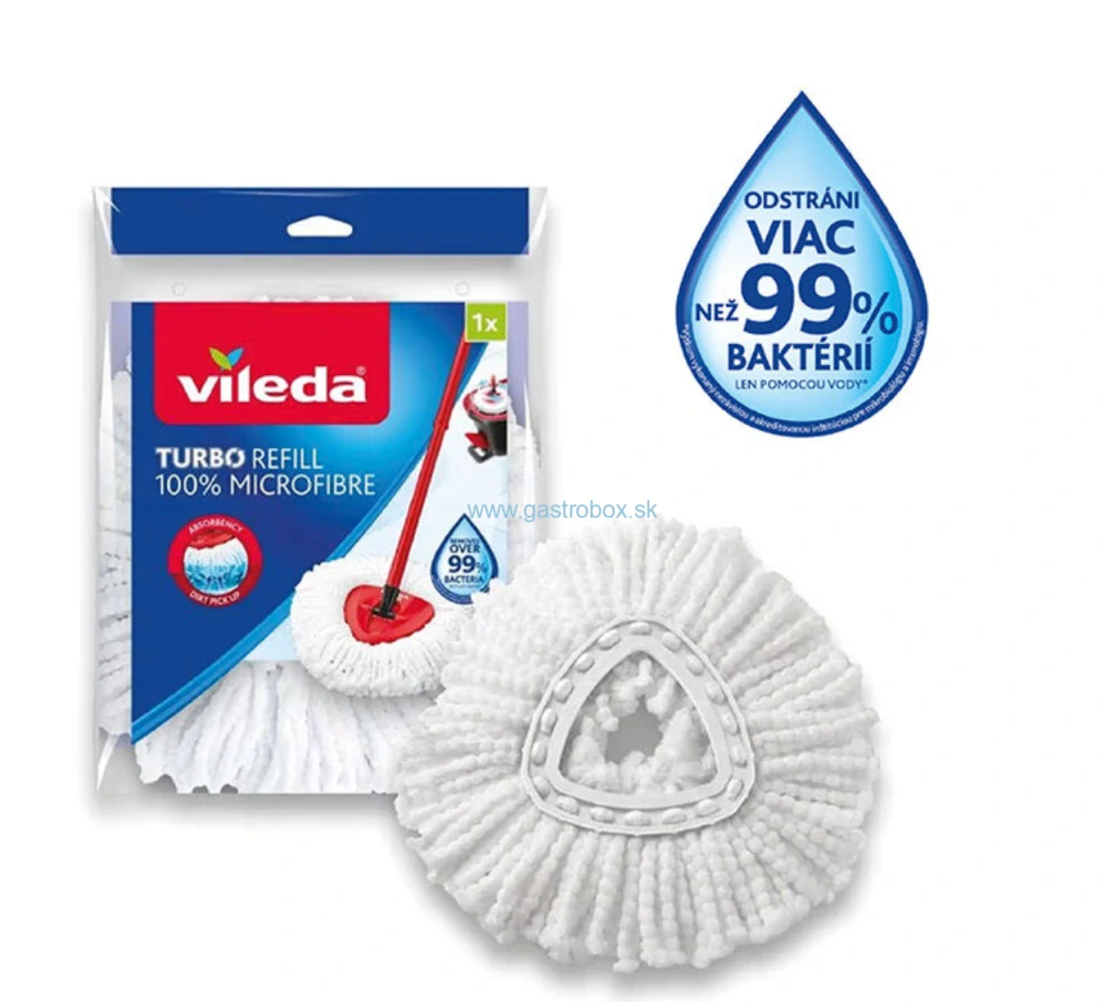 Vileda mop - náhradná hlavica biela, 1ks