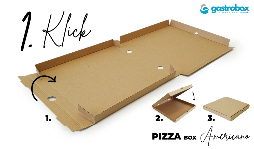 !AKCIA! Pizza krabica hnedá 32,5 x 32,5 x 3 cm, 100 ks