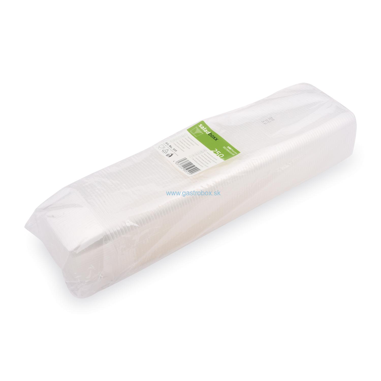 Miska hranatá 250ml, 100ks