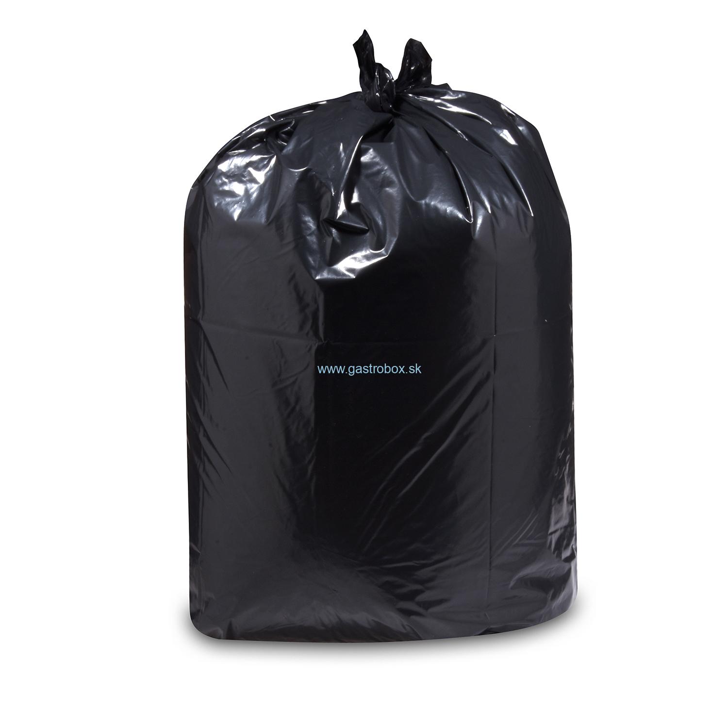 Vrecia na odpad 240L (LDPE) čierne 100x125 cm, 10ks