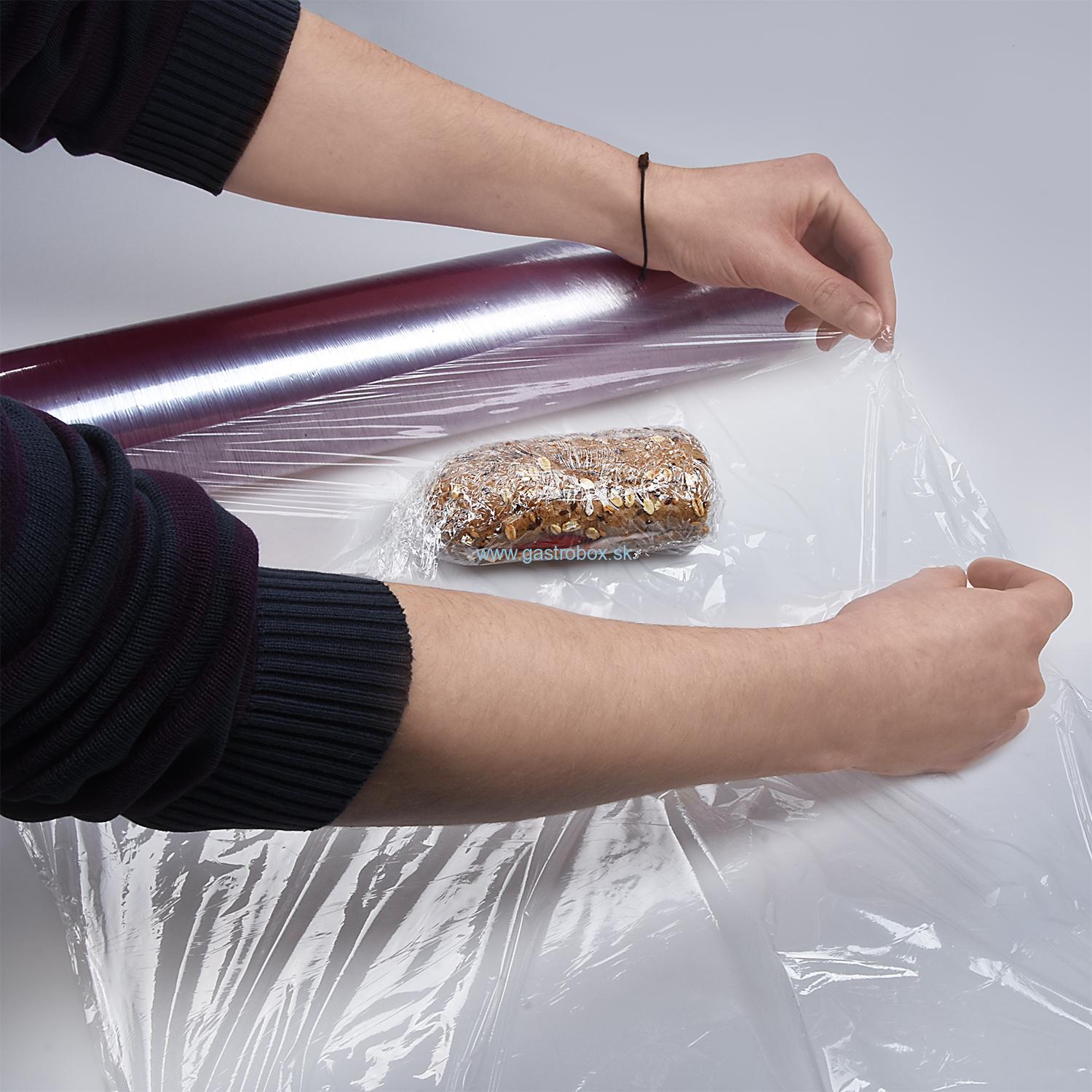 Potravinová fólia PVC 59cm x 300m, 1ks