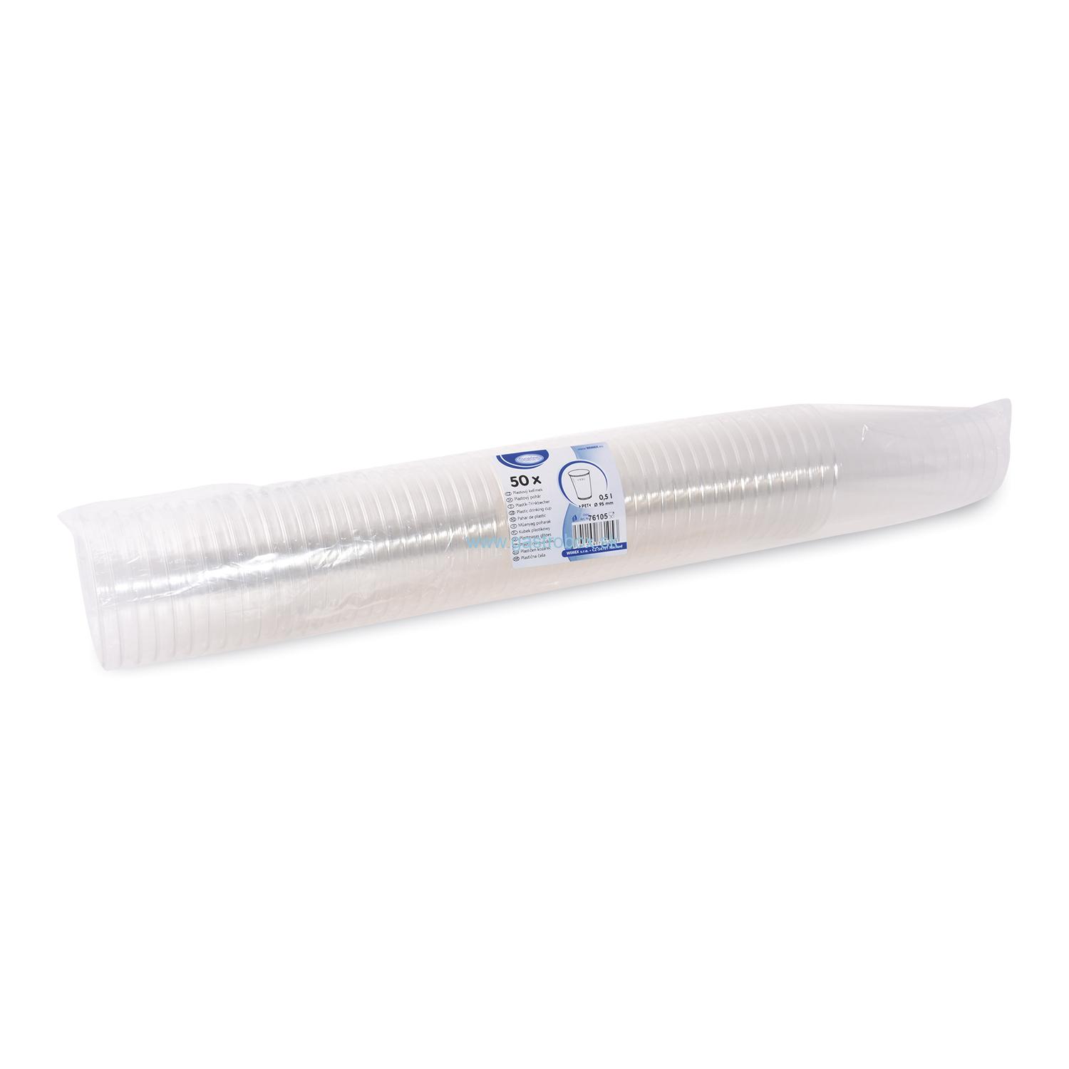 Pohár 500 ml (PET) Ø 95mm, 50ks