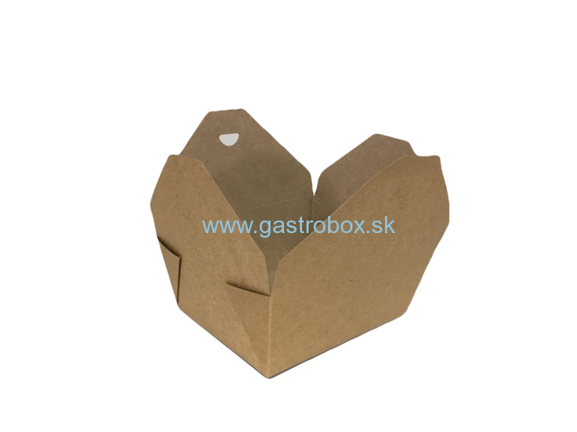 Bio box kraft 1150ml nepremastiteľný, 35ks