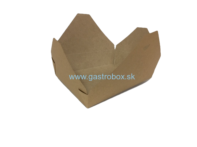 Bio box kraft 1100ml nepremastiteľný, 50ks