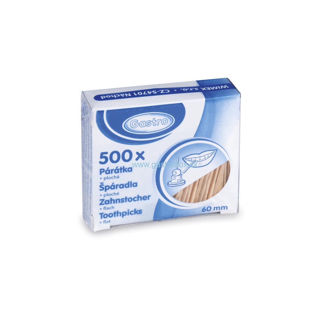 Drevené špáradlo ploché, 500ks
