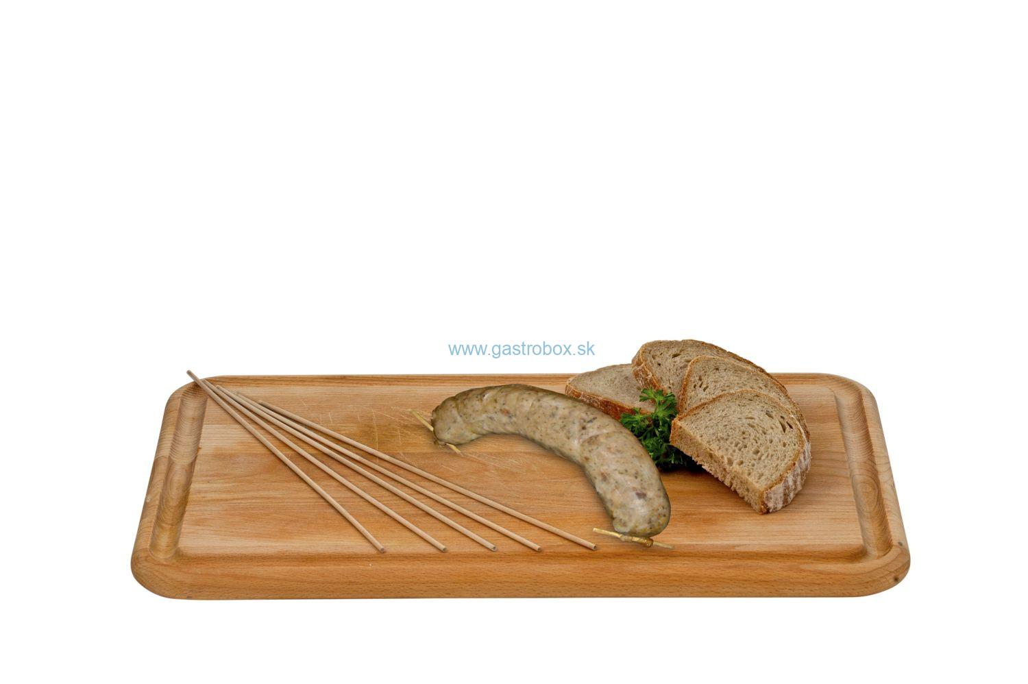 Špajdle drevené nehrotené 30 cm, 100ks