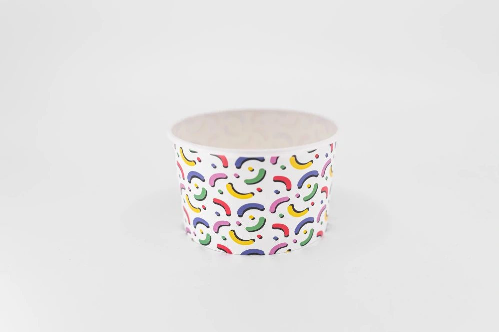Kelímok na zmrzlinu Memphis mix 245 ml, 25ks