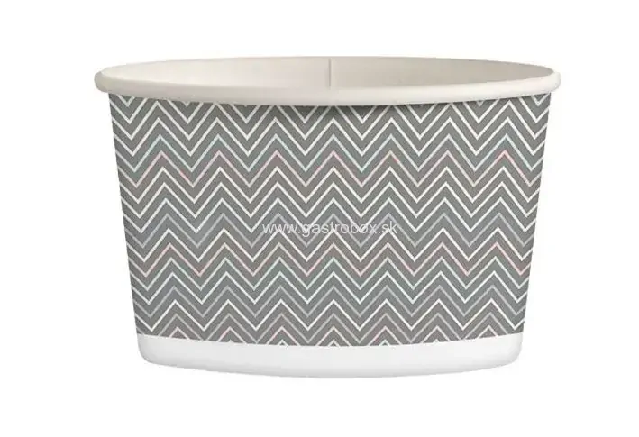 Kelímok na zmrzlinu Pastel 245 ml, 25ks