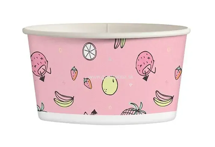 Kelímok na zmrzlinu Pastel 245 ml, 25ks